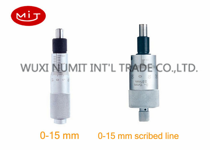 0-13mm Digital Outside Micrometer Head With Spherical Spindle Tip And Plain Stem/Vernier Micrometer